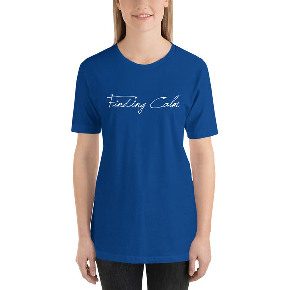 Christian Women Short-Sleeve Unisex T-Shirt-Finding calm