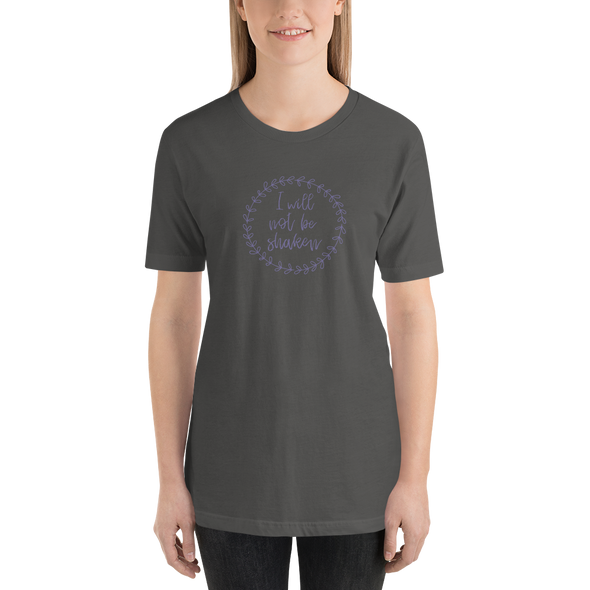 Christian Women Short-Sleeve Unisex T-Shirt-shaken purple