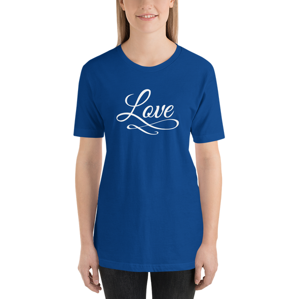 Christian Women Short-Sleeve Unisex T-Shirt- love wht a