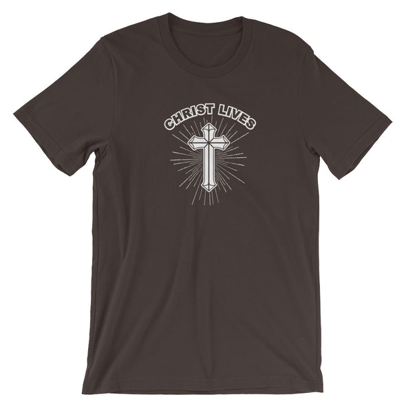 Christian Men/Women Short-Sleeve Unisex T-Shirt-Christ lives wht a