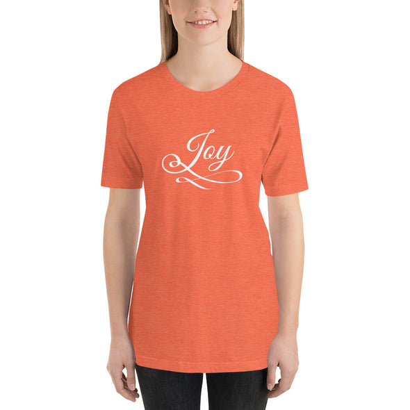 Christian Women Short-Sleeve Unisex T-Shirt-Joy wht