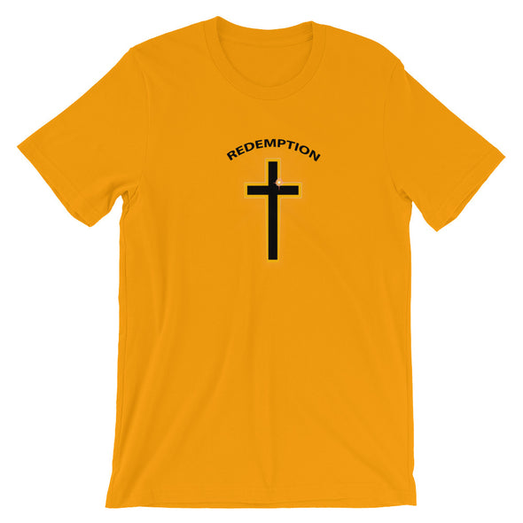 Christian Men/Women Short-Sleeve Unisex T-Shirt Redemption white a