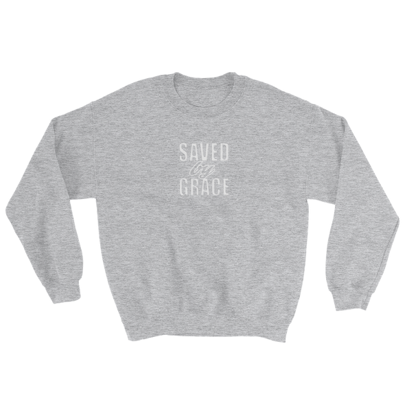 Christian Men/Women Sweatshirt Saved by Grace