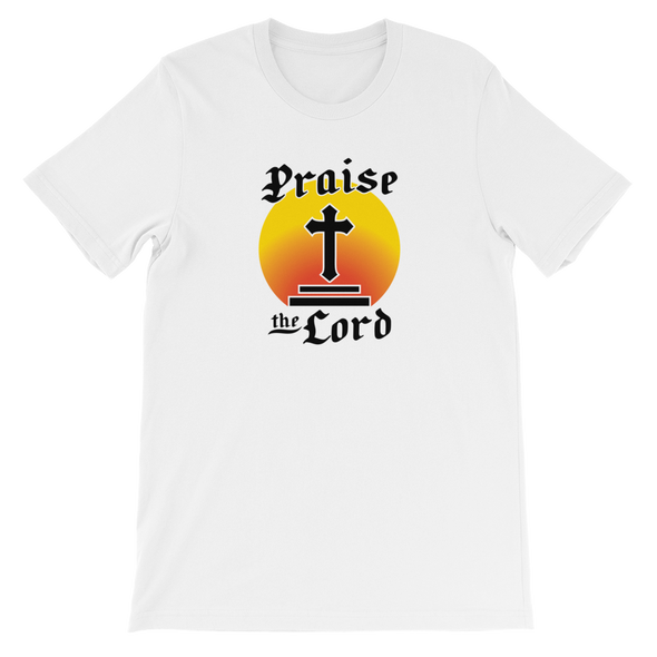 Christian Unisex short sleeve t-shirt praise the Lord