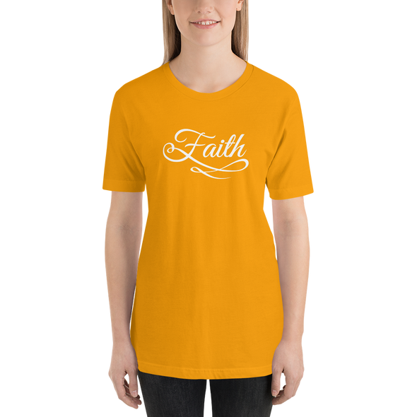 Christian Women Short-Sleeve Unisex T-Shirt Faith wht a