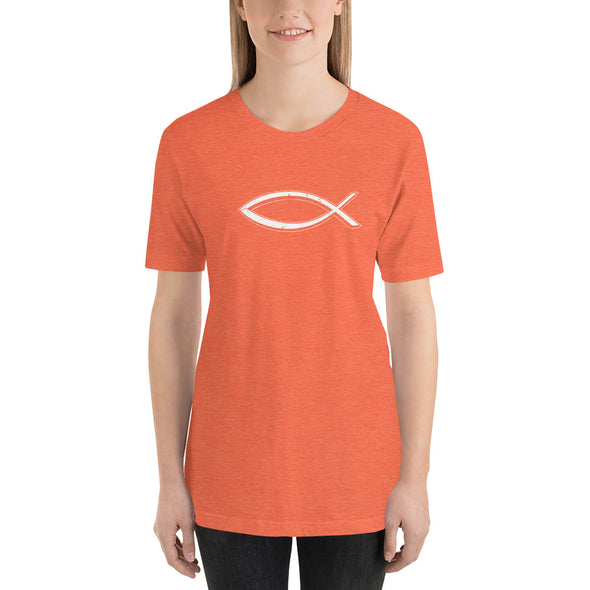 Christian Women Short-Sleeve Unisex T-Shirt-fish