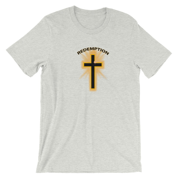 Christian Men/Women Short-Sleeve Unisex T-Shirt Redemption white a