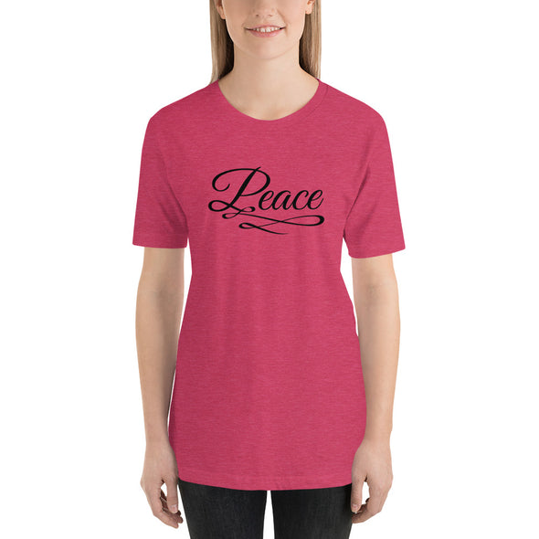Christian Women Short-Sleeve Unisex T-Shirt-Peace blk