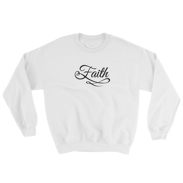Christian Men/Women sweatshirts- Faith blk