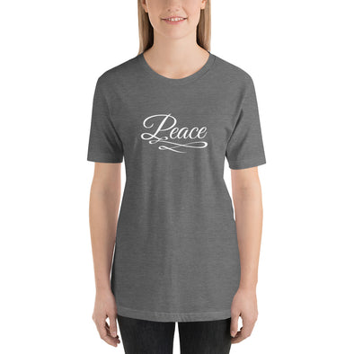 Christian Women Short-Sleeve Unisex T-Shirt-Peace wht