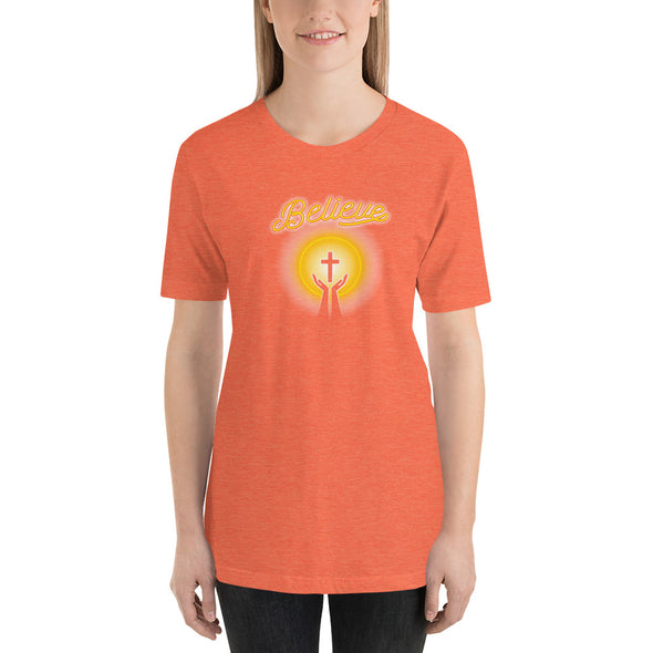 Christian Women Short-Sleeve Unisex T-Shirt-Believe