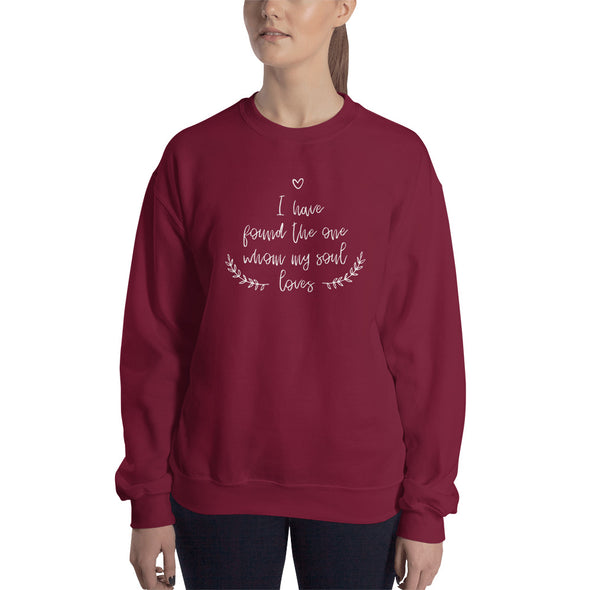 Christian Men/Women Sweatshirt- Found the One wht