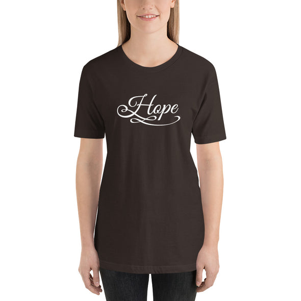 Christian Women Short-Sleeve Unisex T-Shirt-Hope wht a