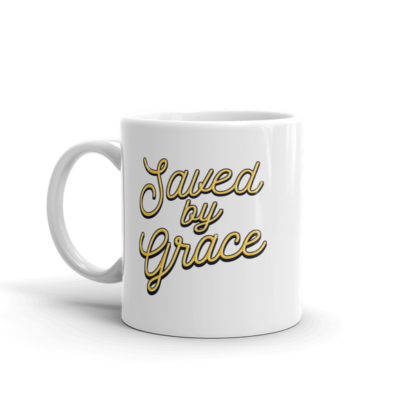 Christian Mug saved by grace