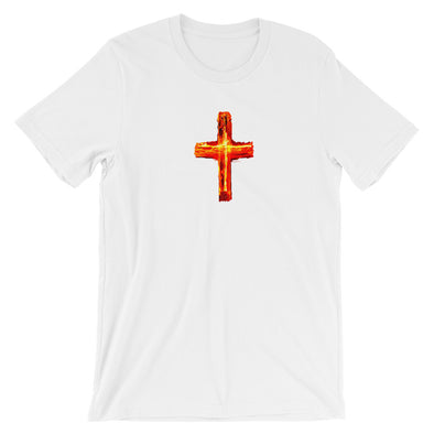 Christian Men/Women unisex t-shirt- burning cross a