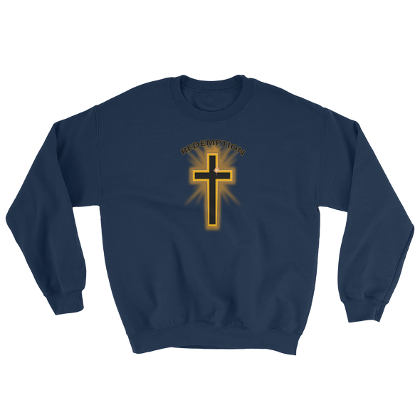 Christian Men/Women Sweatshirt Redemption cross
