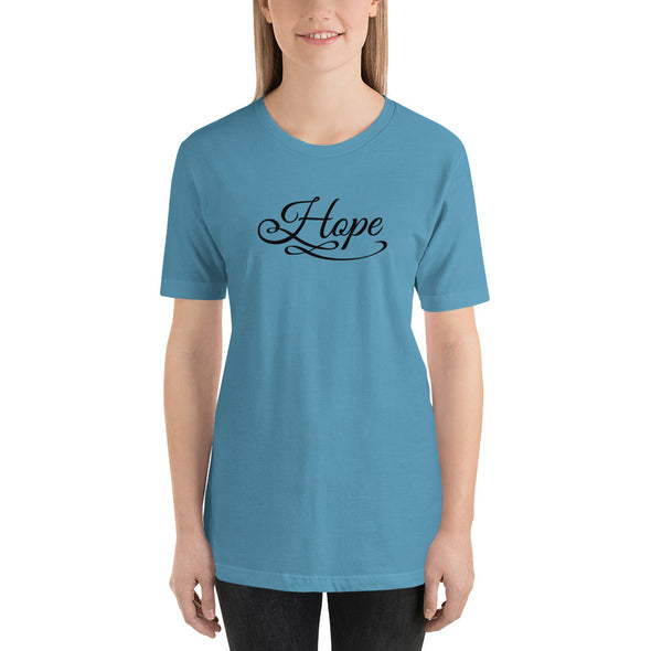 Christian Women Short-Sleeve Unisex T-Shirt-Hope blk a