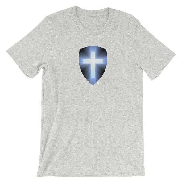 Christian Men/Women Short-Sleeve Unisex T-Shirt - Shield cross