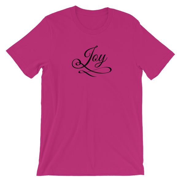 Short-Sleeve Unisex T-Shirt - Joy blk