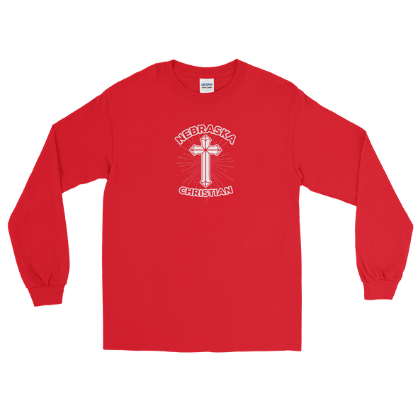 Christian Men/Women Long Sleeve T-Shirt Nebraska Christian