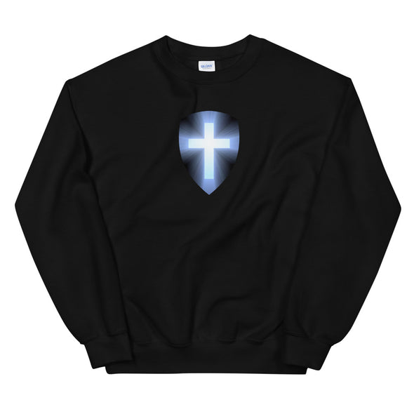 Christian Men/Women Sweatshirt- Cross Shield