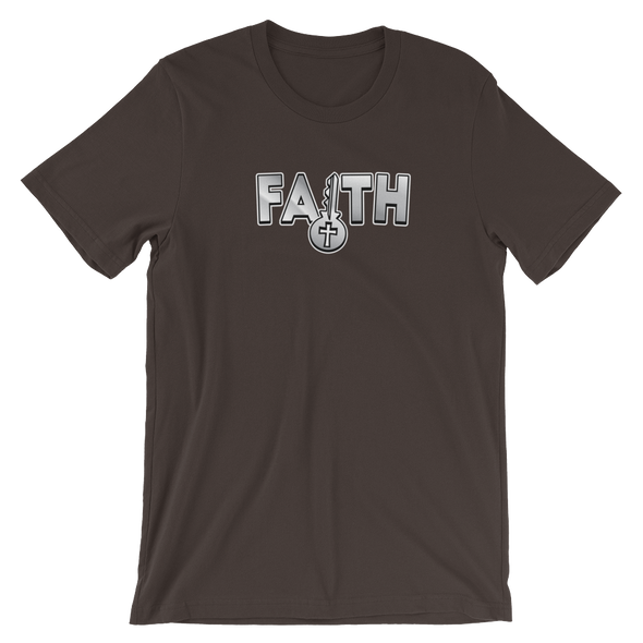 Christian Men/Women Short-Sleeve Unisex T-Shirt-Faith wht a