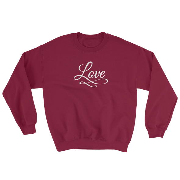 Christian Men/Women Sweatshirt-Love wht
