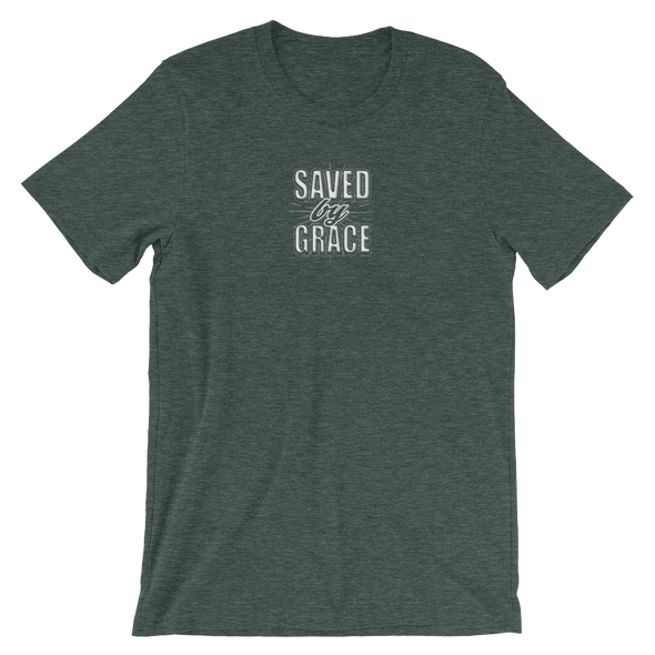 Christian Men/Women Short-Sleeve T-Shirt Saved by Grace