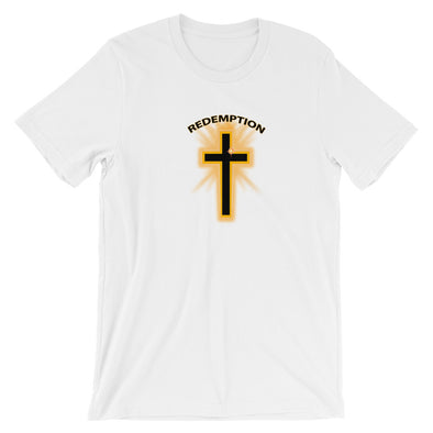Christian Men/Women Short-Sleeve Unisex T-Shirt Redemption white a