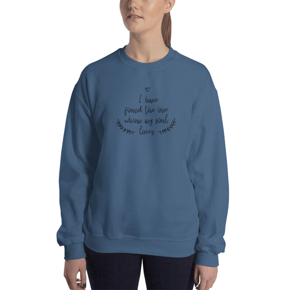 Christian Men/Women Sweatshirt- Found the One blk