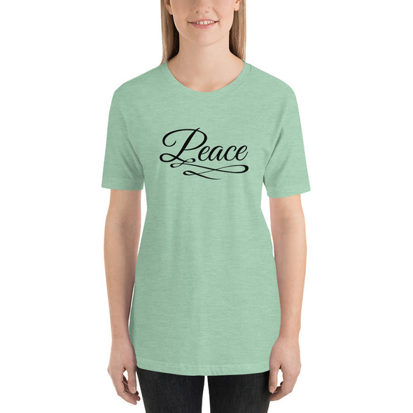 Christian Women Short-Sleeve Unisex T-Shirt-Peace blk