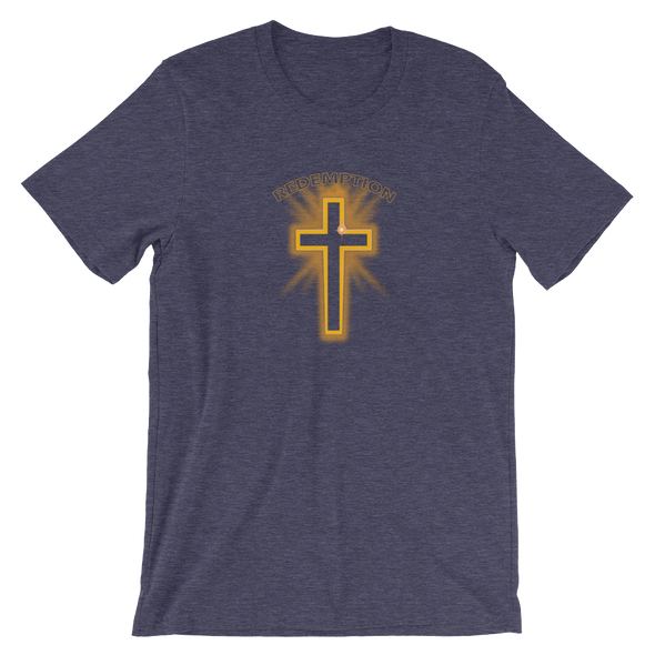 Christian Men/Women Short-Sleeve Unisex T-Shirt-Redemption blk a