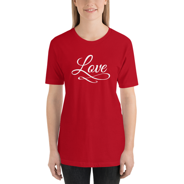 Christian Women Short-Sleeve Unisex T-Shirt- love wht a