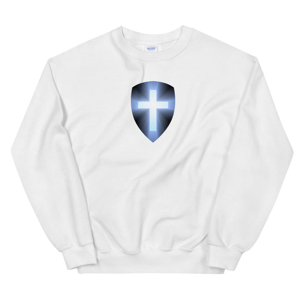 Christian Men/Women Sweatshirt- Cross Shield