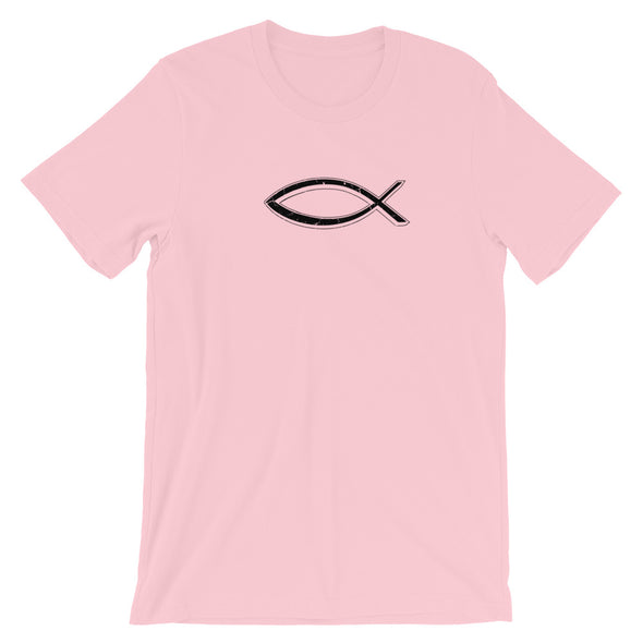 Christian Men/Women unisex T-Shirt - Fish blk