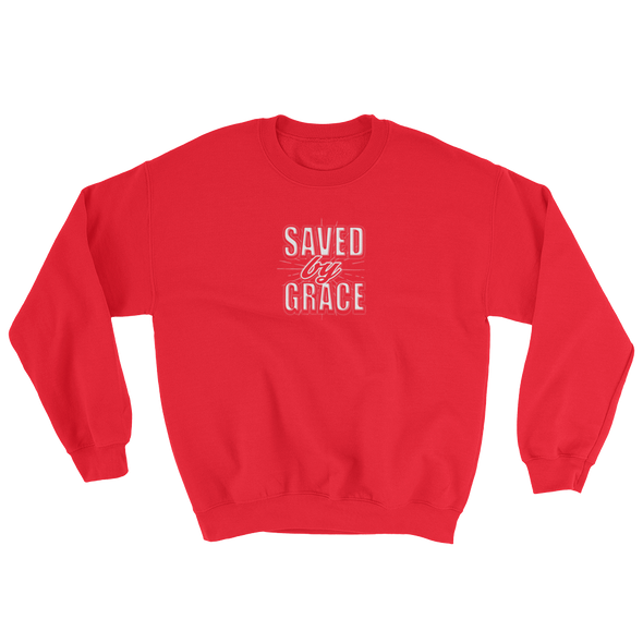 Christian Men/Women Sweatshirt Saved by Grace