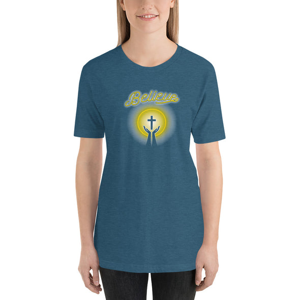 Christian Women Short-Sleeve Unisex T-Shirt-Believe