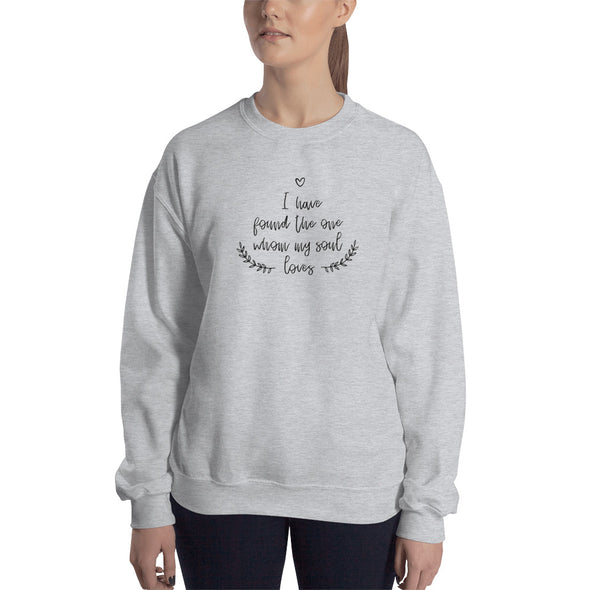 Christian Men/Women Sweatshirt- Found the One blk