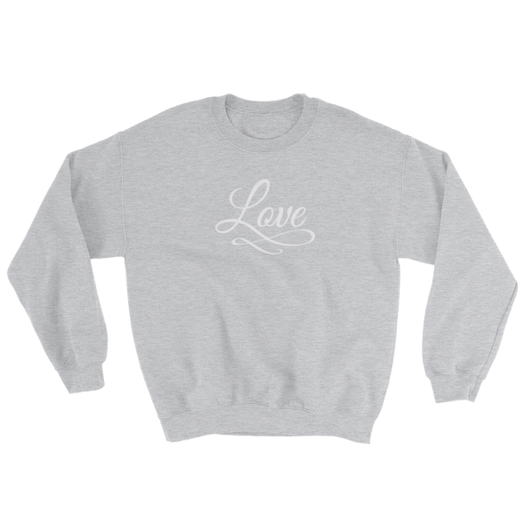 Christian Men/Women Sweatshirt-Love wht