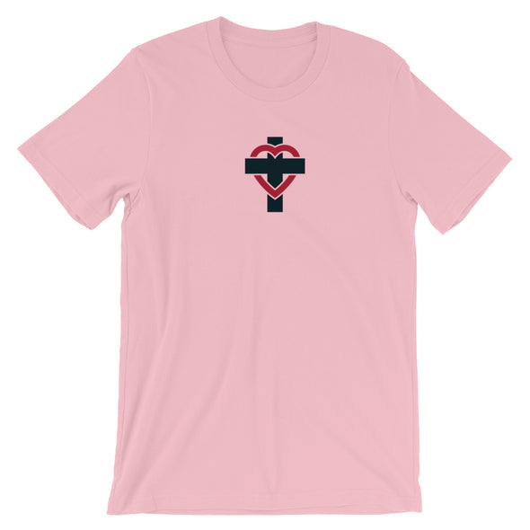 Short-Sleeve Unisex T-Shirt - Heart Cross