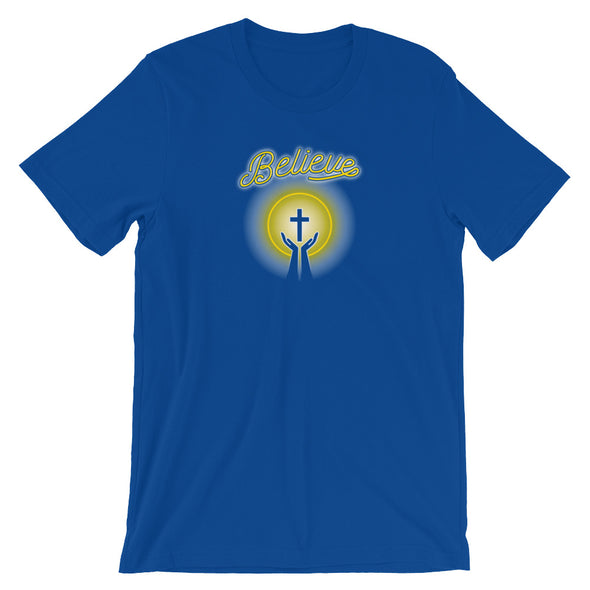 Christian Short-Sleeve Unisex T-Shirt- Believe