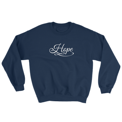 Christian Men/Women Sweatshirt-Hope wht