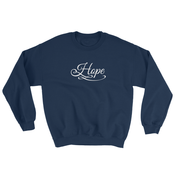 Christian Men/Women Sweatshirt-Hope wht