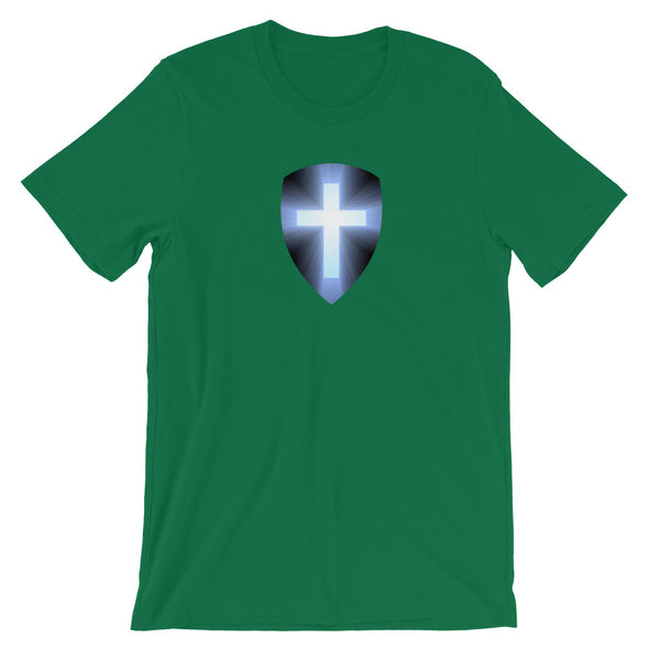 Christian Men/Women Short-Sleeve Unisex T-Shirt - Shield cross