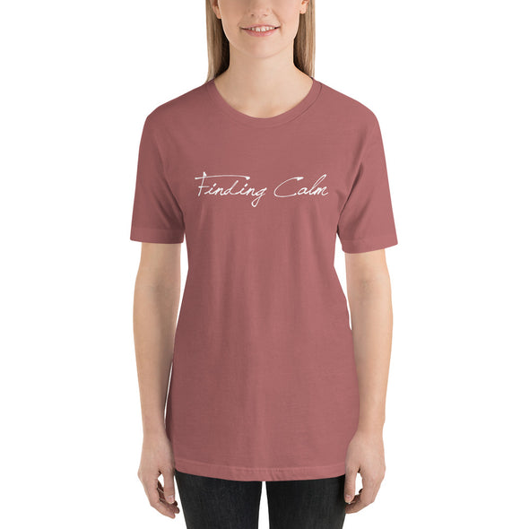 Christian Women Short-Sleeve Unisex T-Shirt-Finding calm