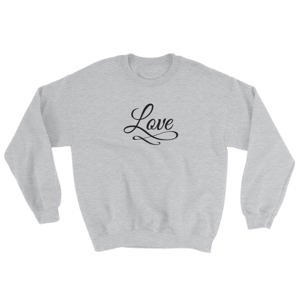 Christian Men/Women Sweatshirt-Love blk